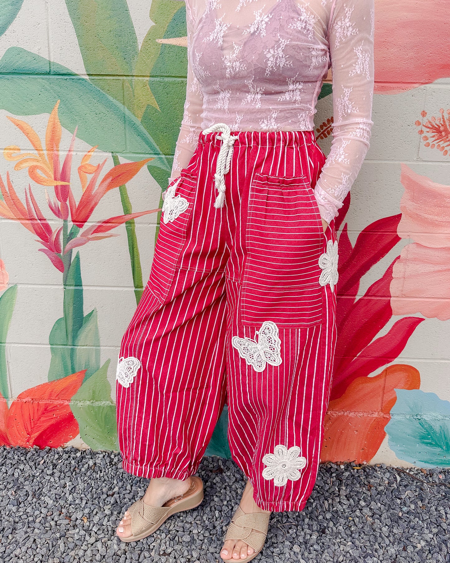 Tiramisu Pants - Red