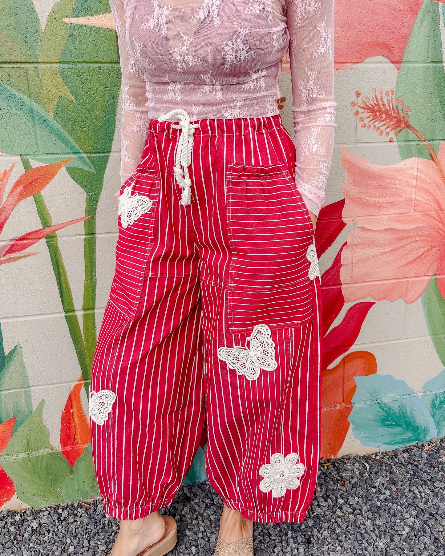 Tiramisu Pants - Red