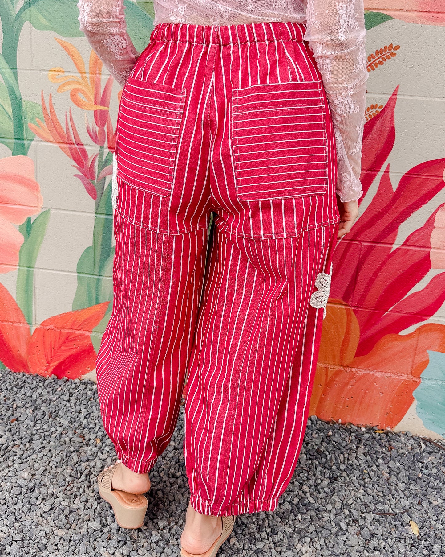 Tiramisu Pants - Red