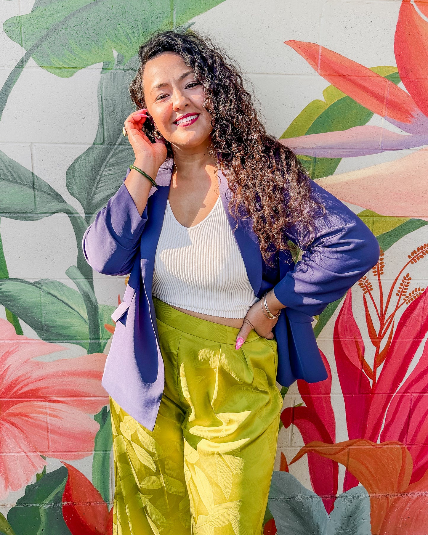 Chloe Blazer - Indigo