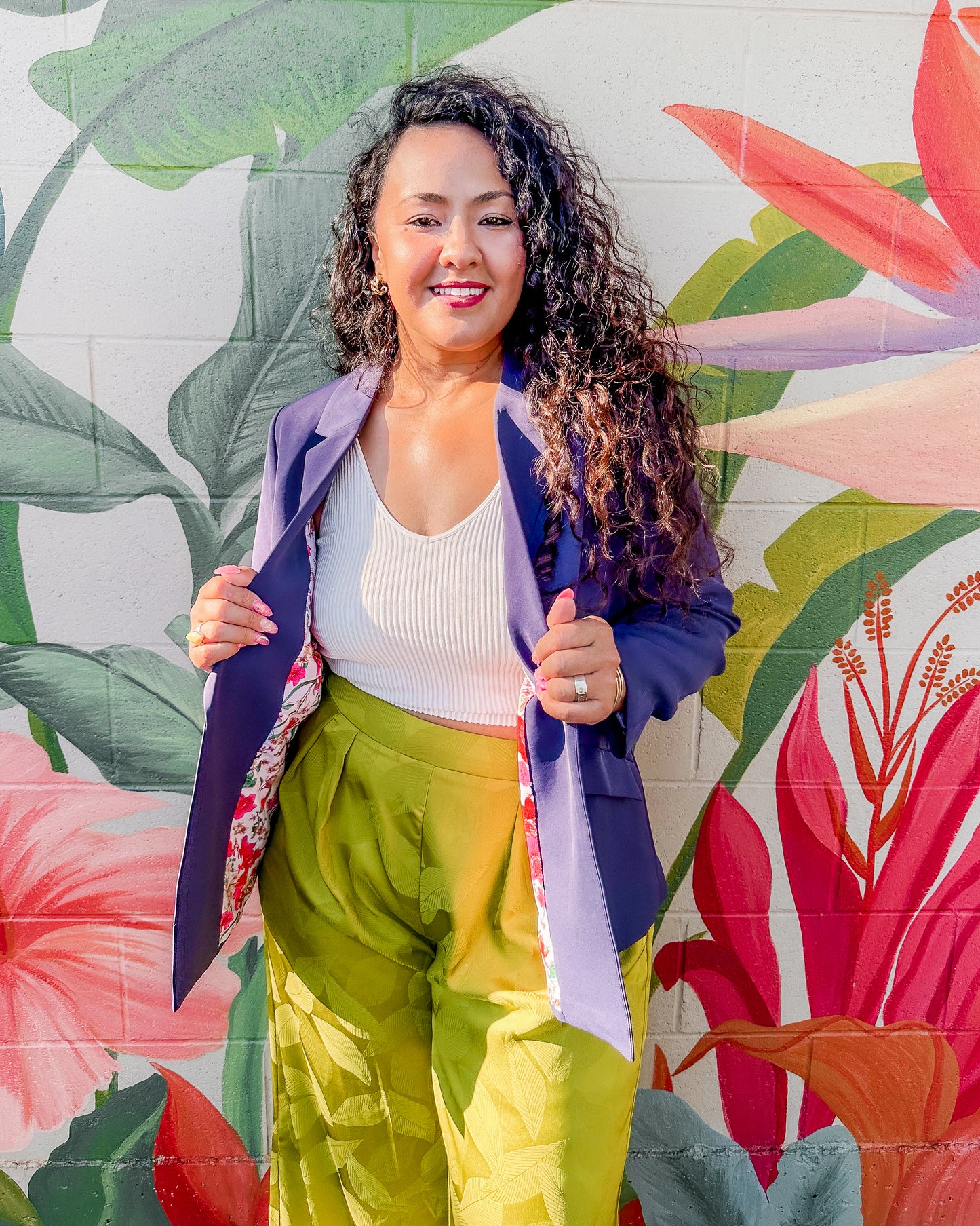 Chloe Blazer - Indigo