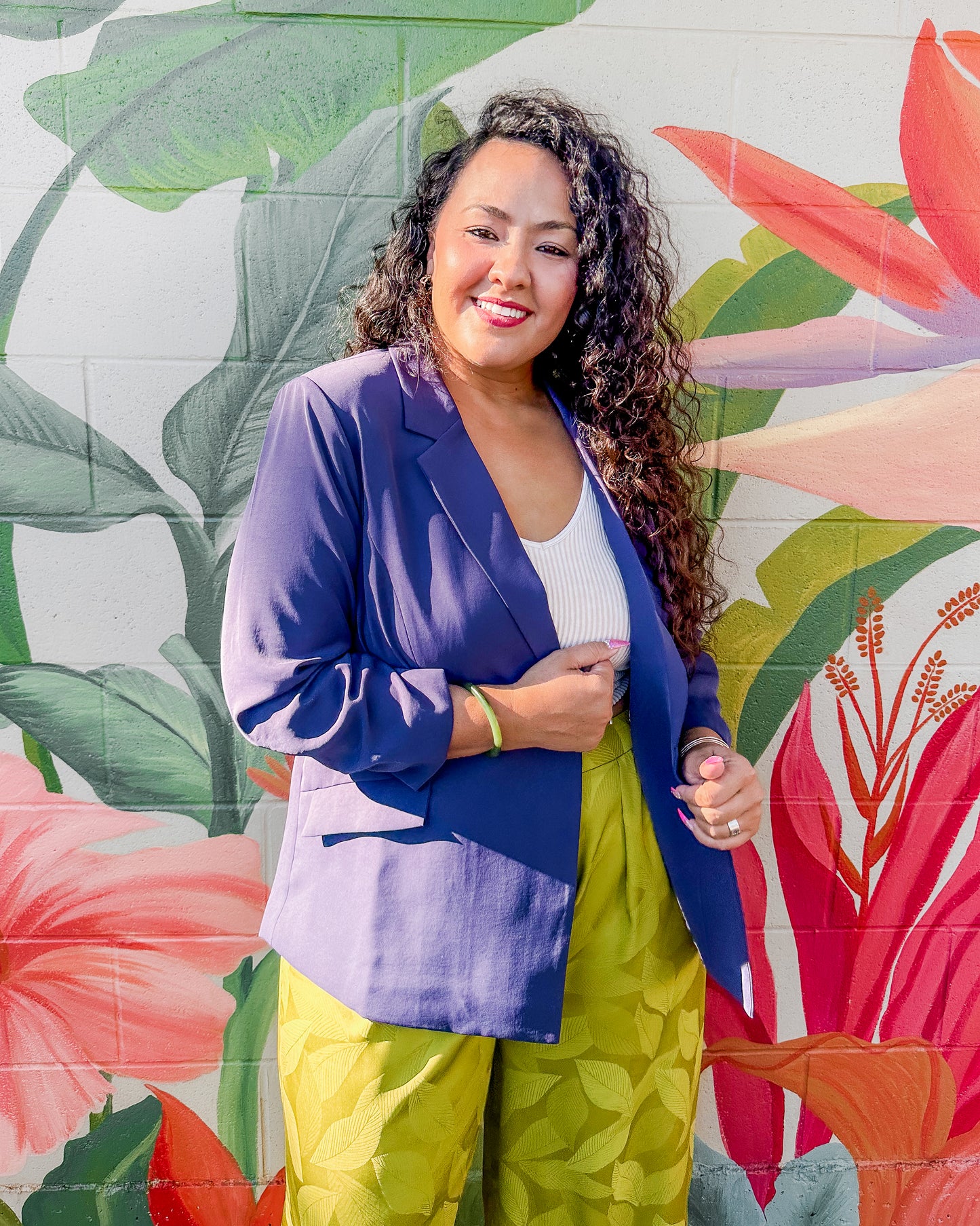 Chloe Blazer - Indigo