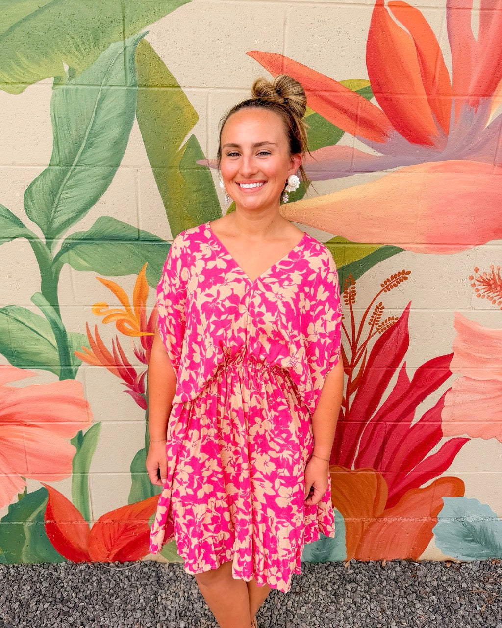 Victoria Dress - Fuchsia