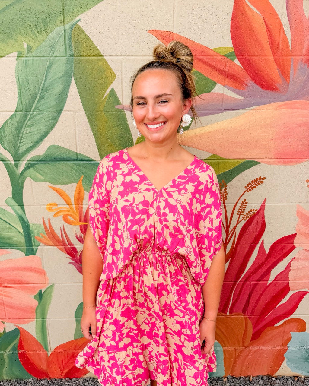 Victoria Dress - Fuchsia