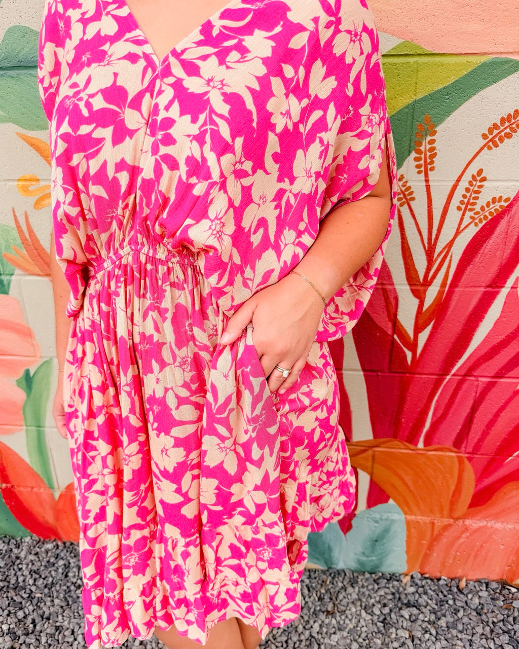Victoria Dress - Fuchsia