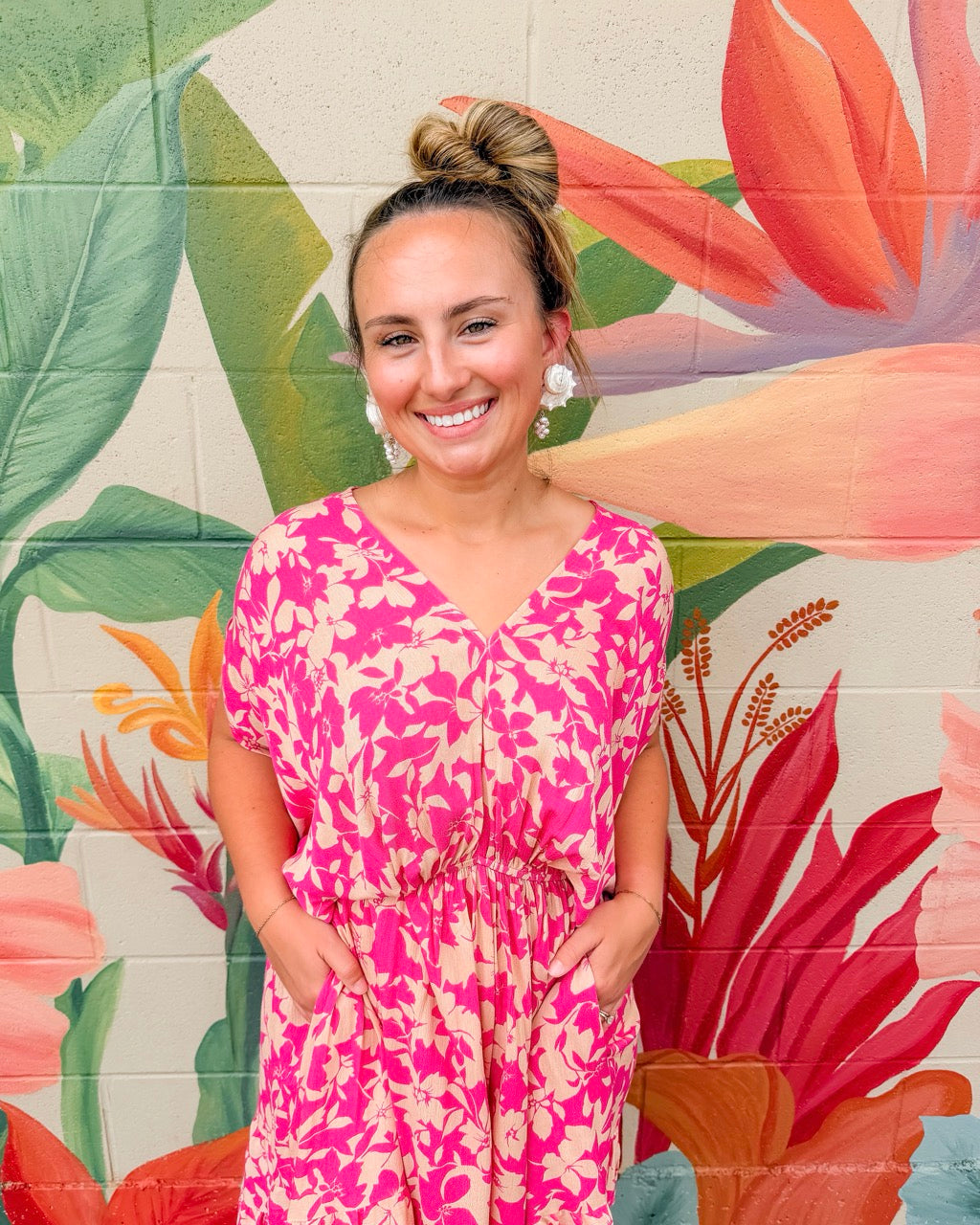 Victoria Dress - Fuchsia