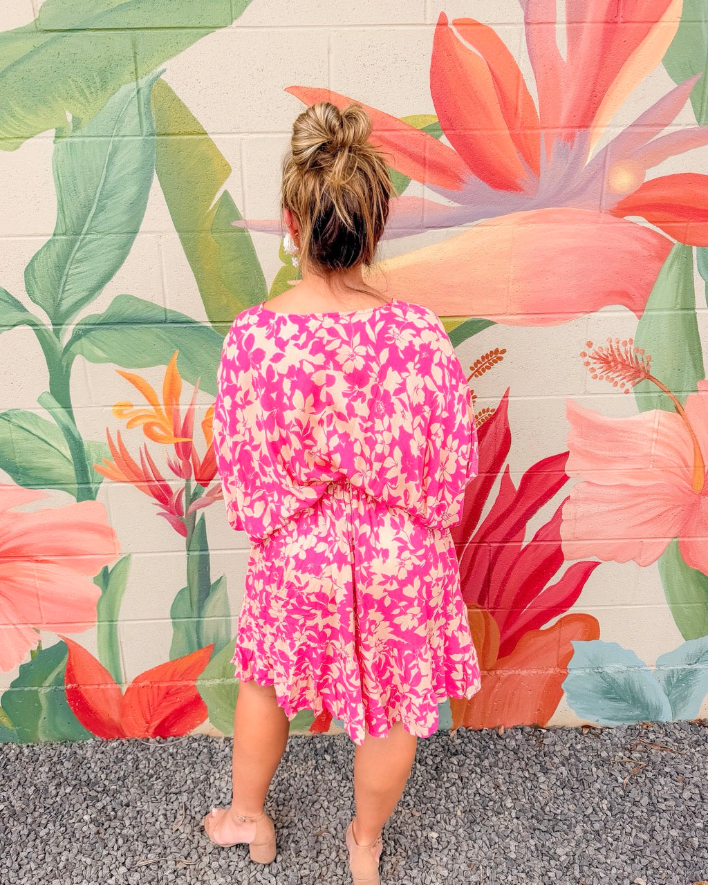 Victoria Dress - Fuchsia