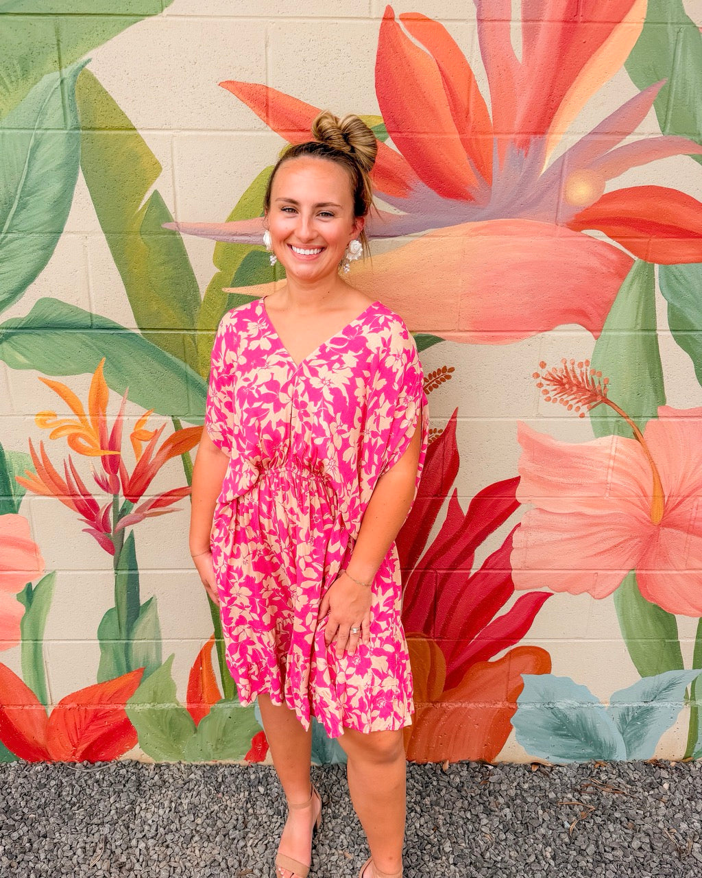 Victoria Dress - Fuchsia
