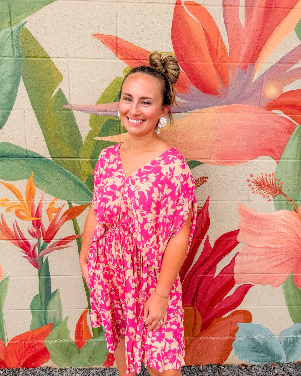 Victoria Dress - Fuchsia
