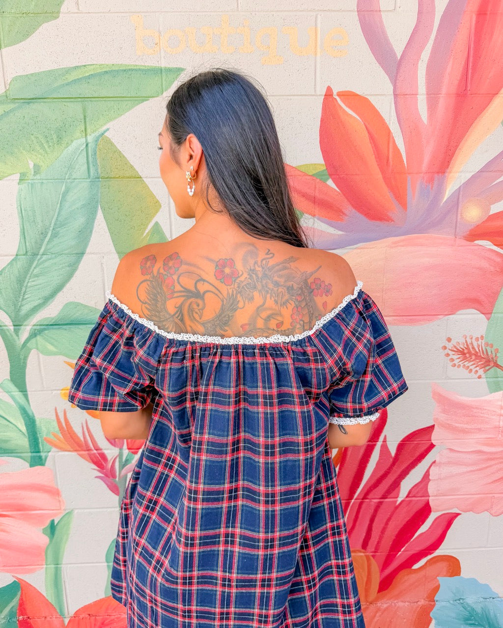 Leland Dress - Navy