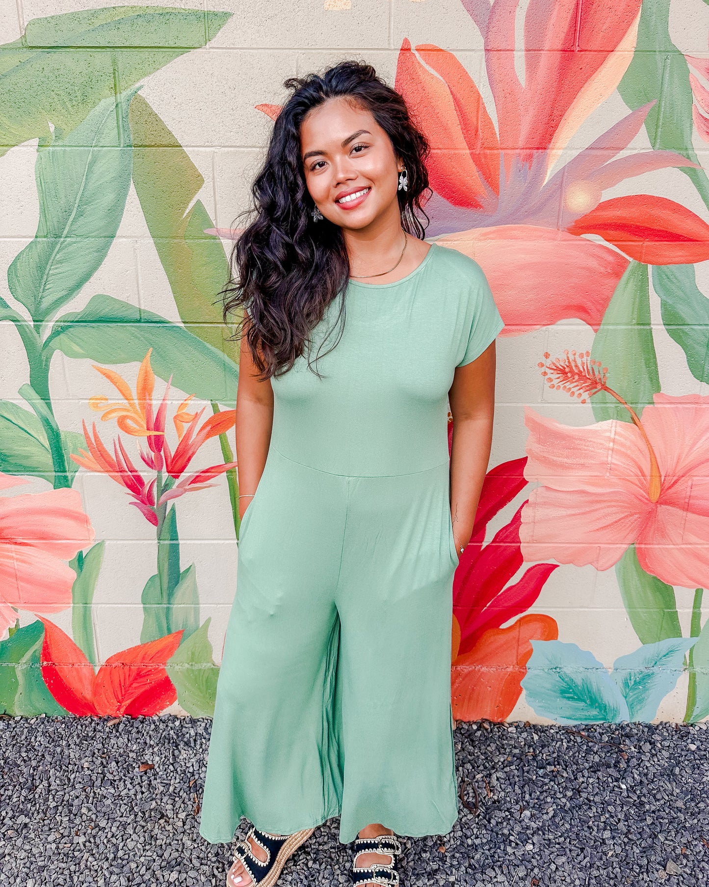 Disco Jumpsuit - Jade