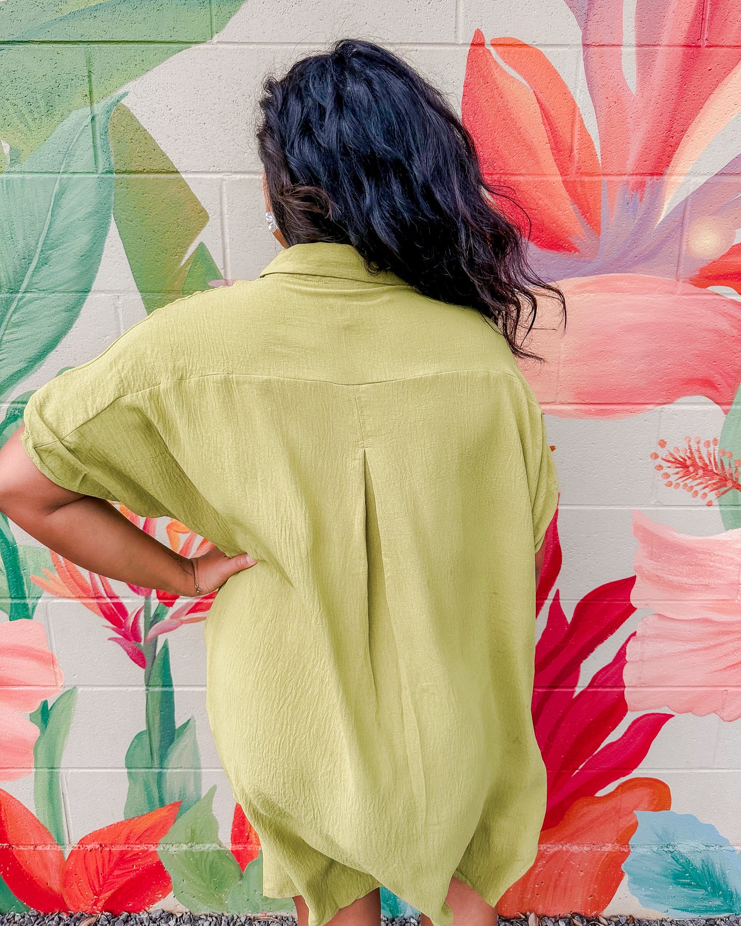 Elba Dress - Chartreuse