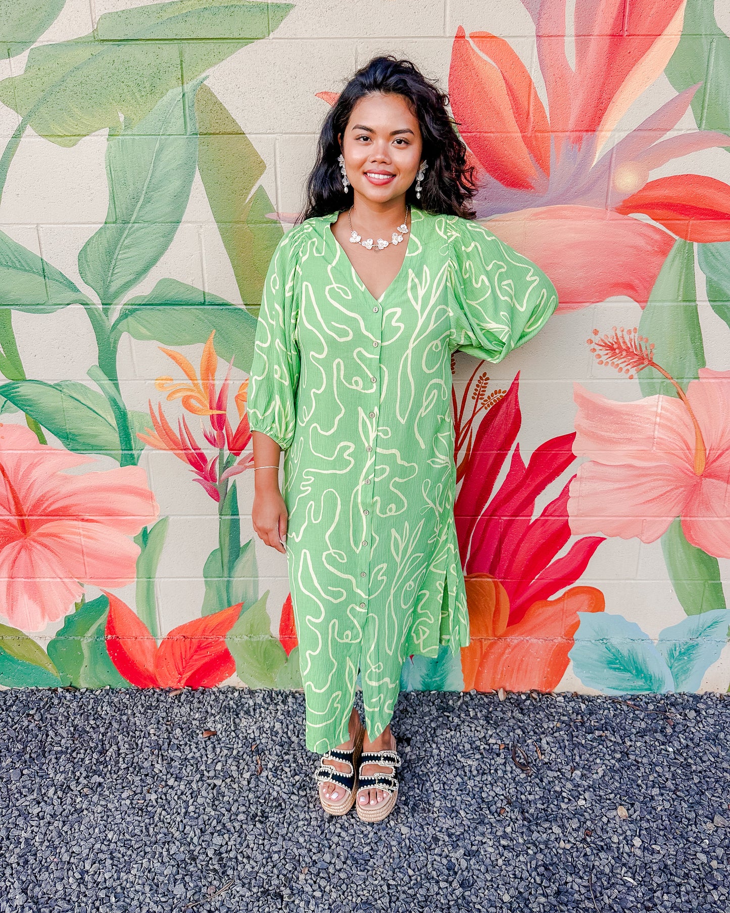 Gideon Dress - Green