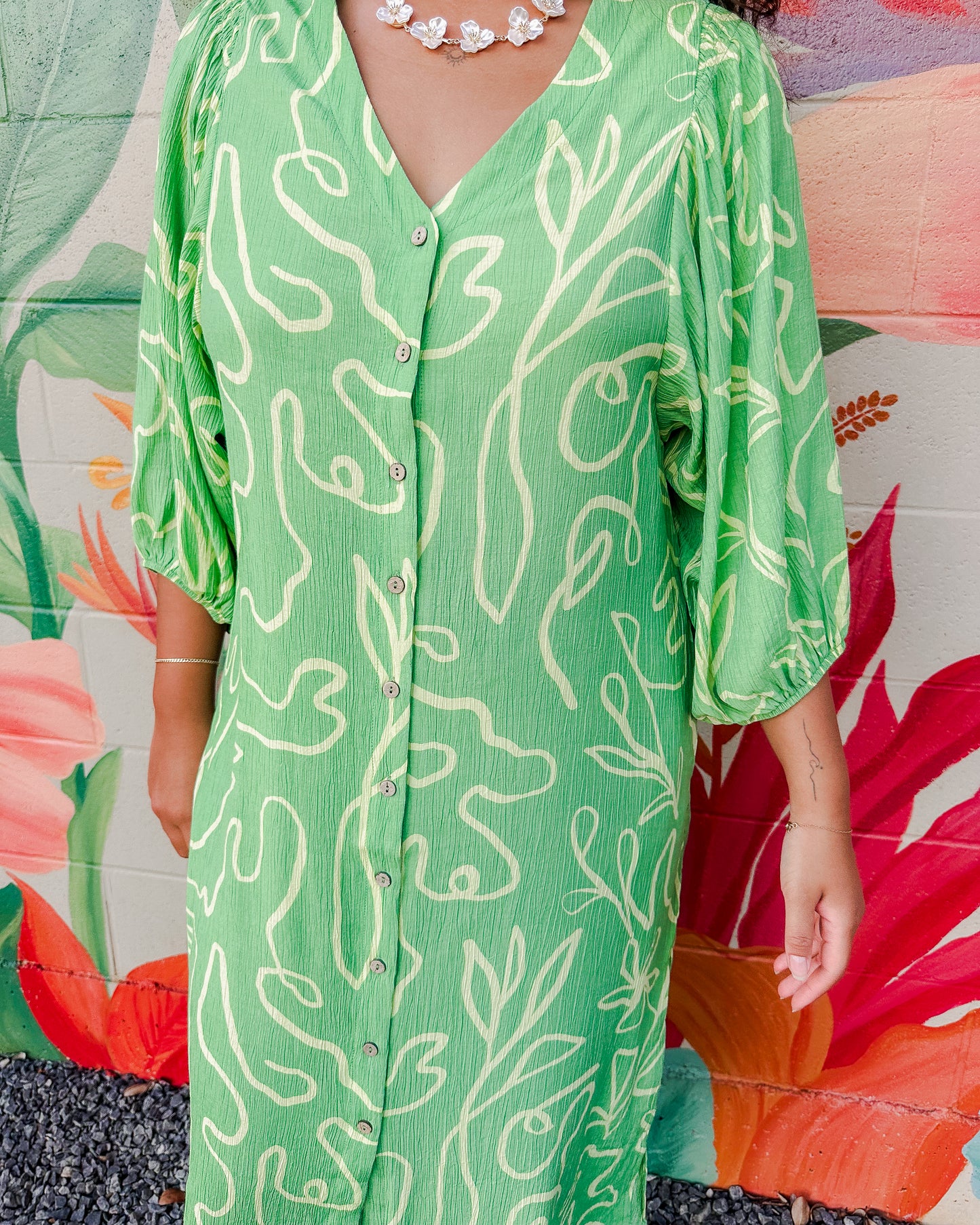 Gideon Dress - Green