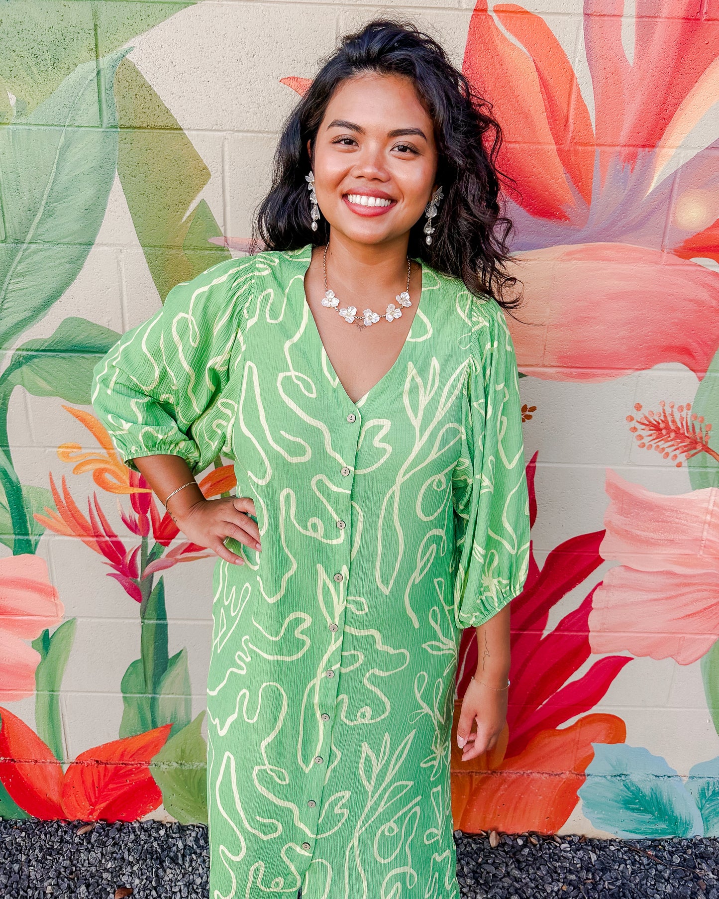 Gideon Dress - Green