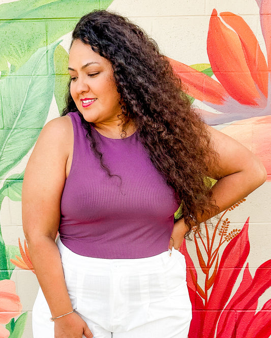 Marlo Bodysuit - Plum