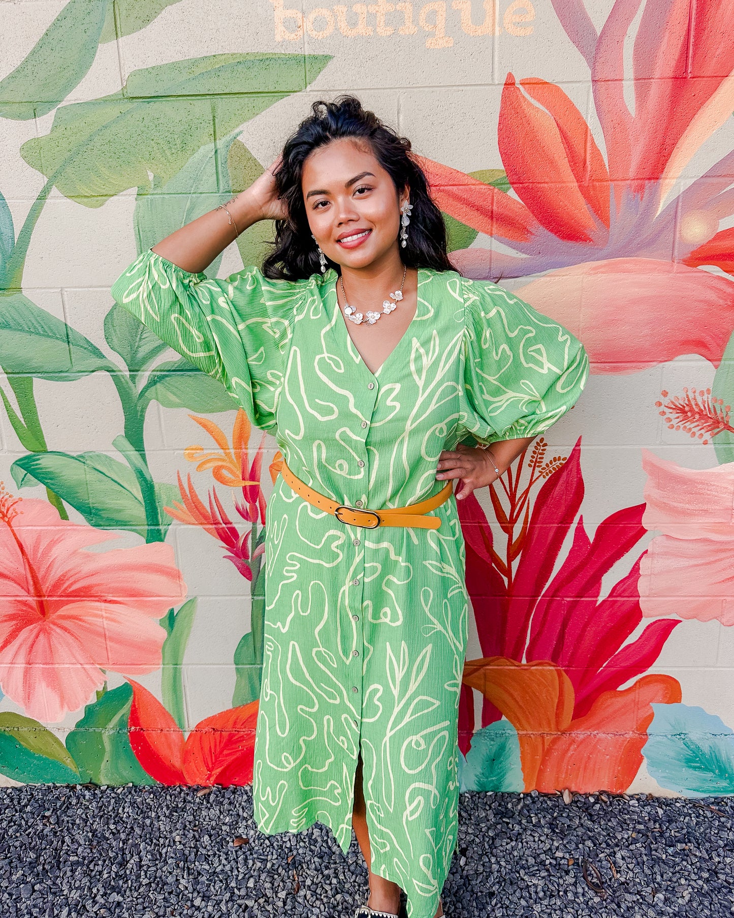 Gideon Dress - Green