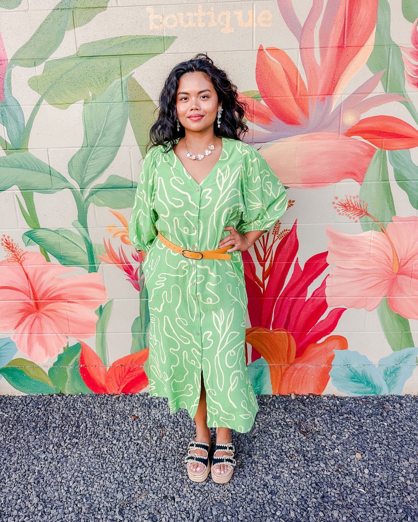 Gideon Dress - Green