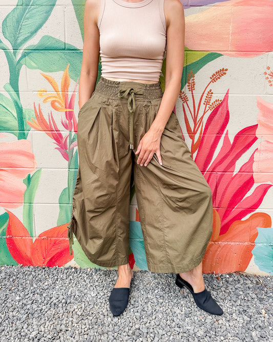 Yuri Pants - Olive