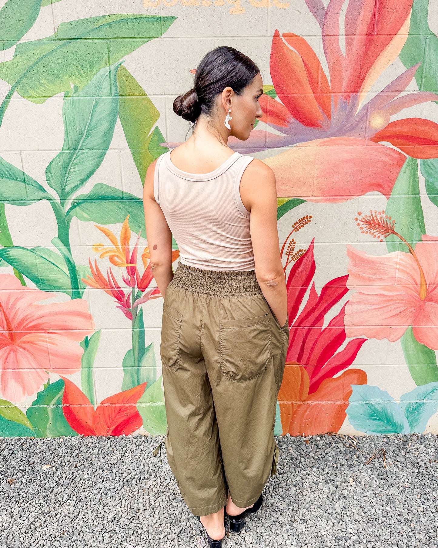 Yuri Pants - Olive