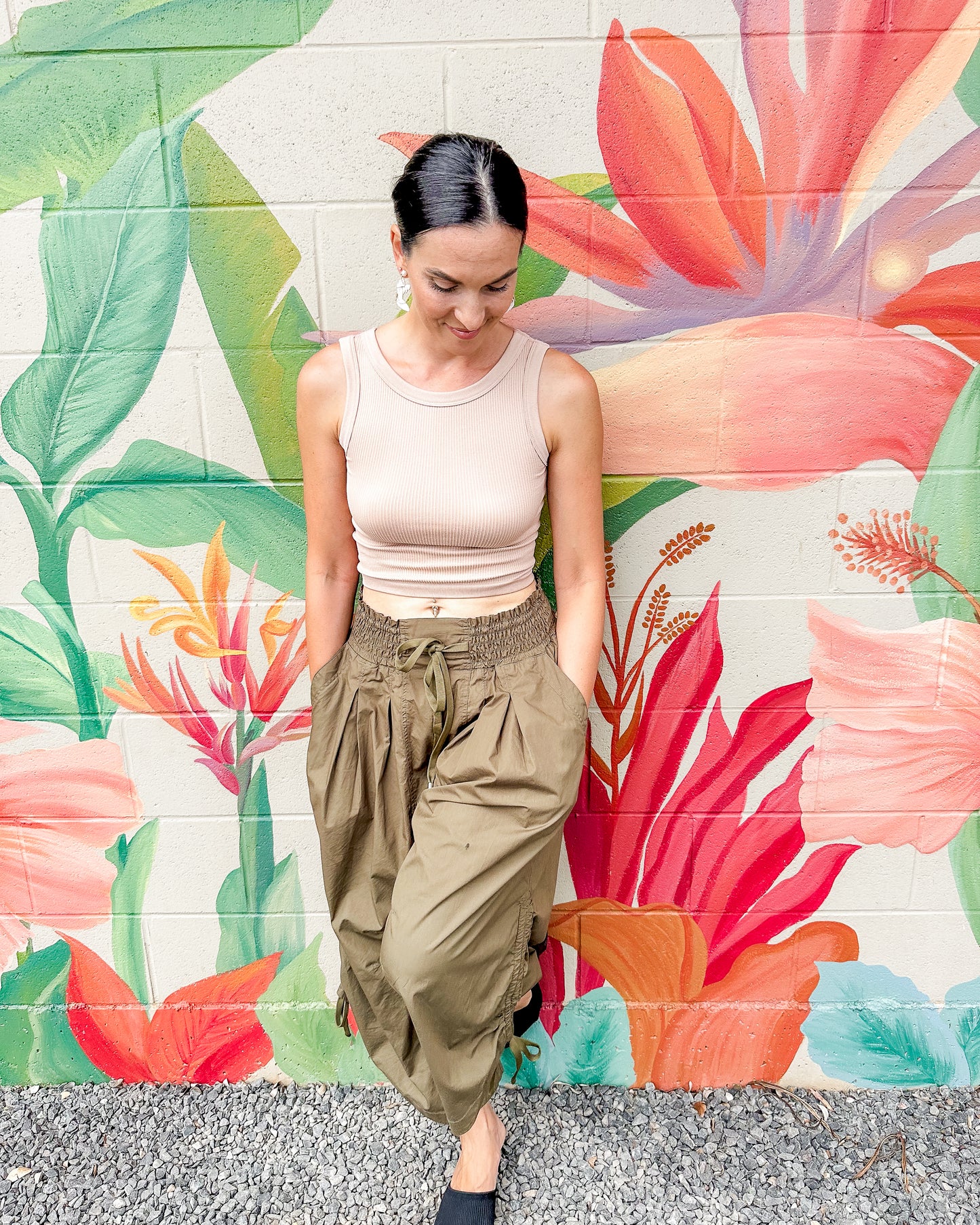 Yuri Pants - Olive