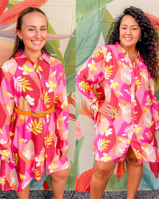 Veda Dress - Pink