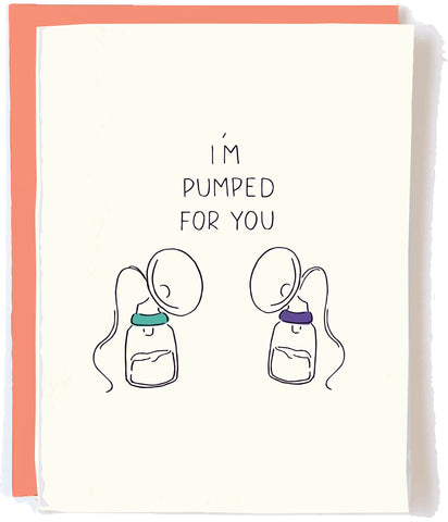 Pumped For You (Pregnancy) Card