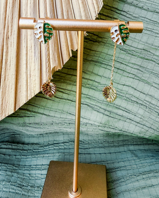 Monstera Mama Earrings
