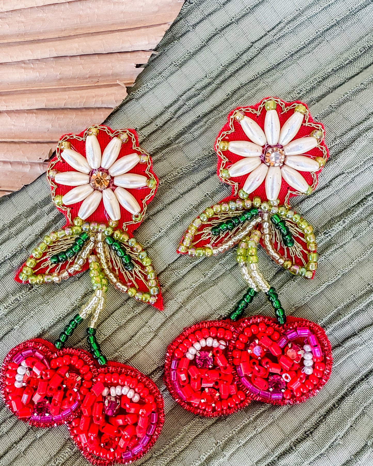 Cherry Wine Earrings