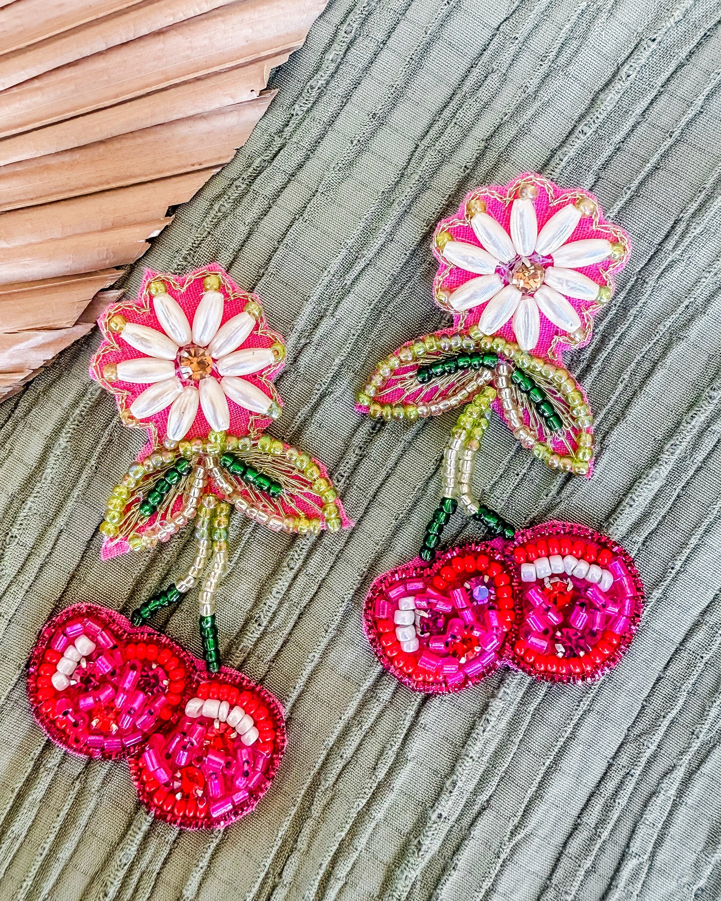 Cherry Wine Earrings