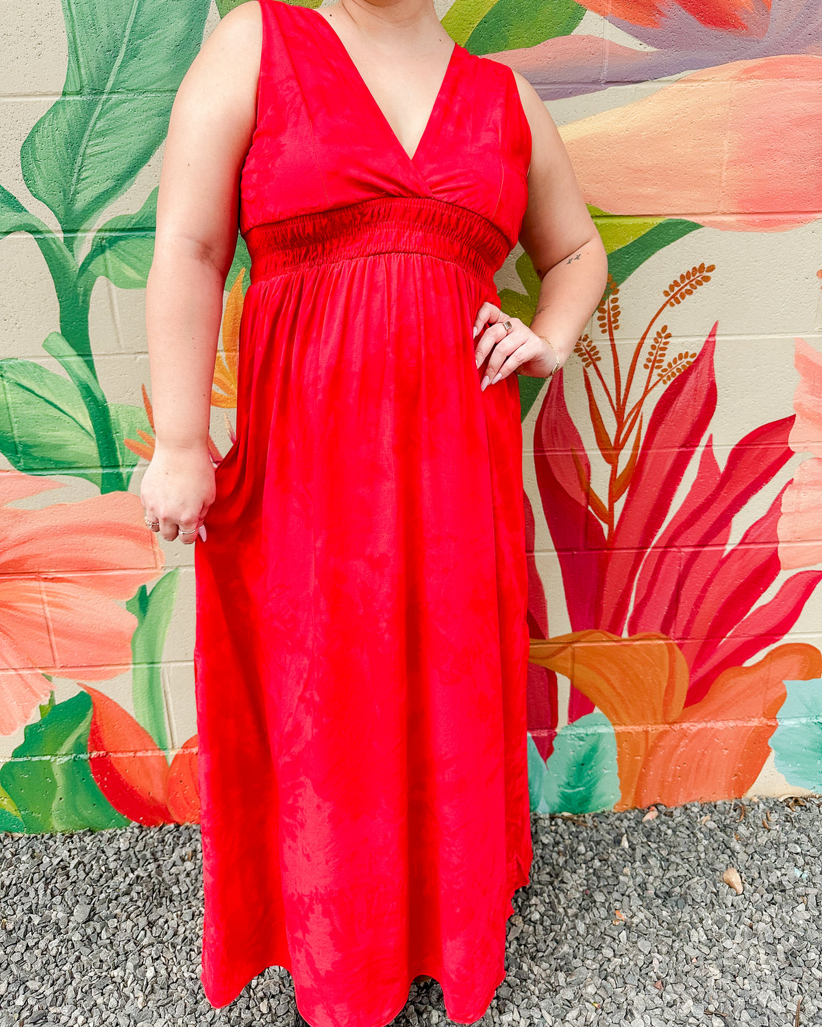 Noelle Dress - Red