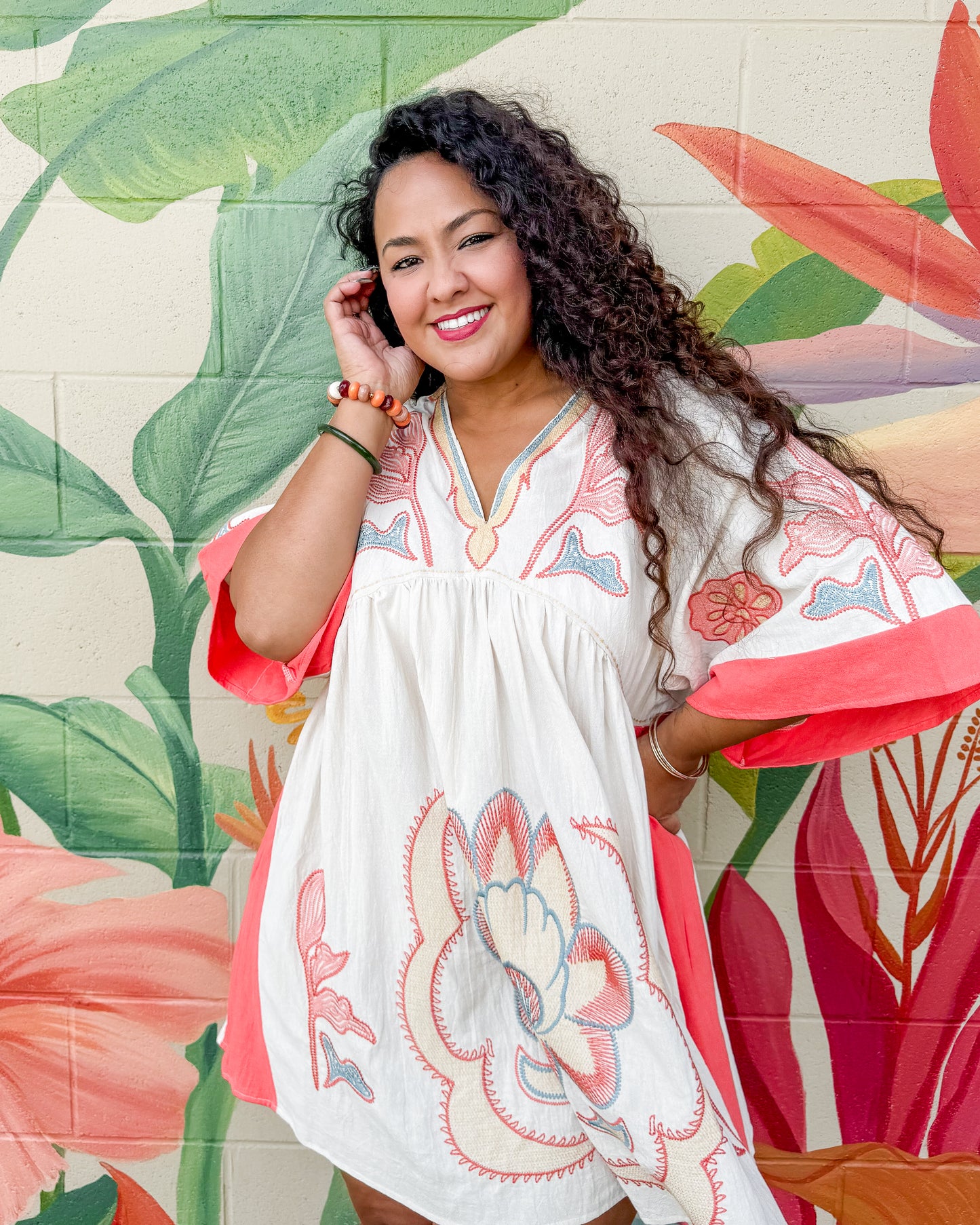 Morris Dress - Coral