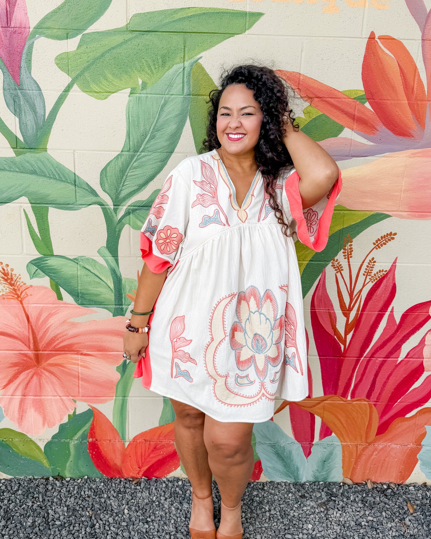 Morris Dress - Coral