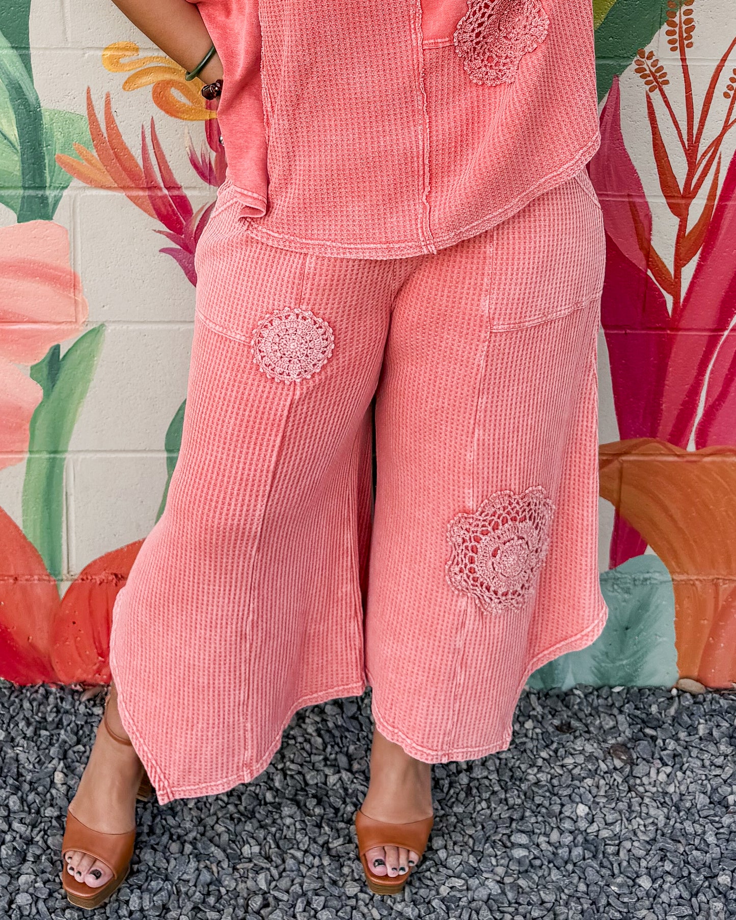 Darlene Pants - Washed Coral