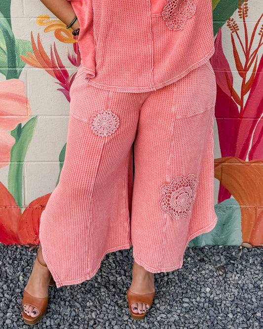 Darlene Pants - Washed Coral