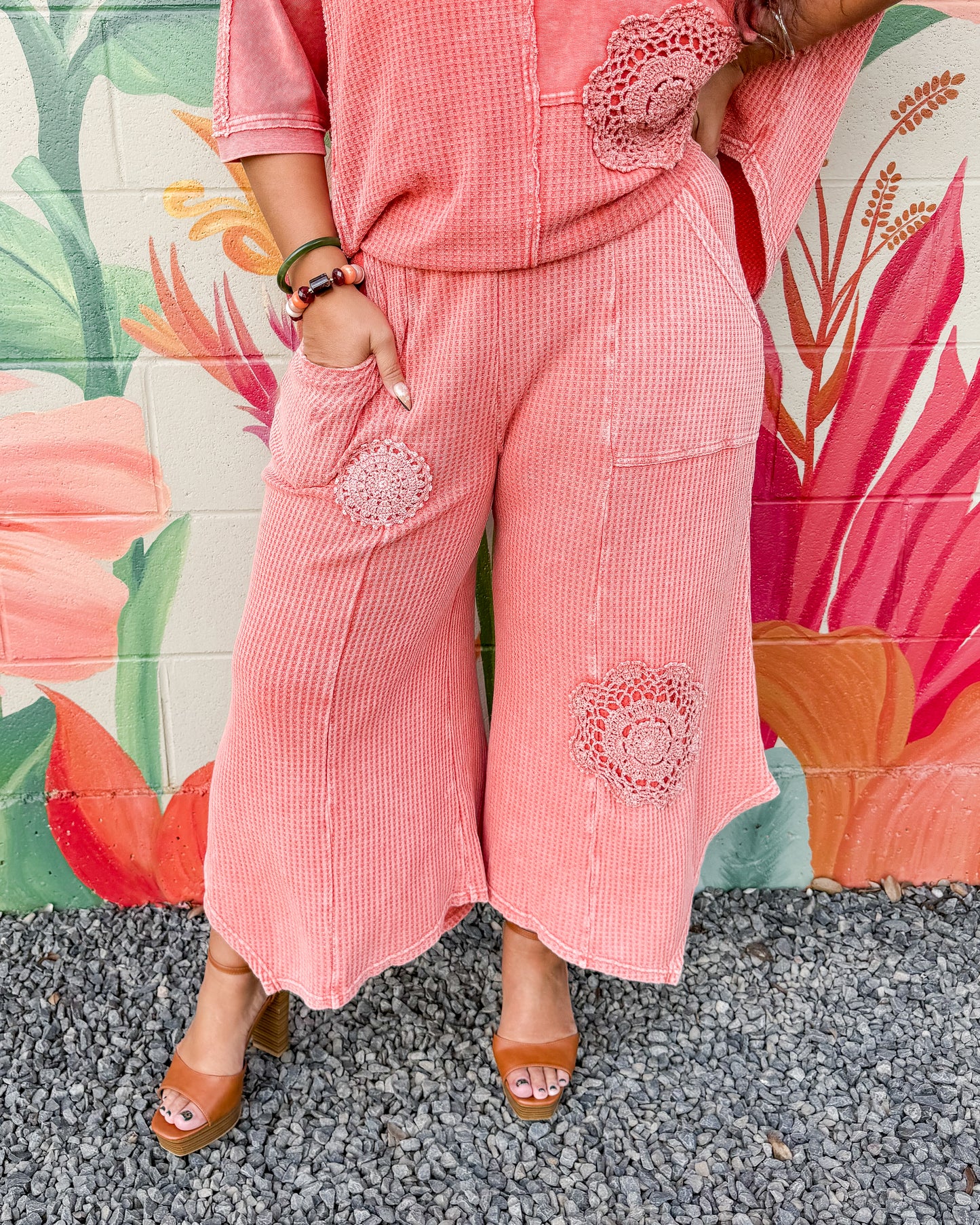 Darlene Pants - Washed Coral