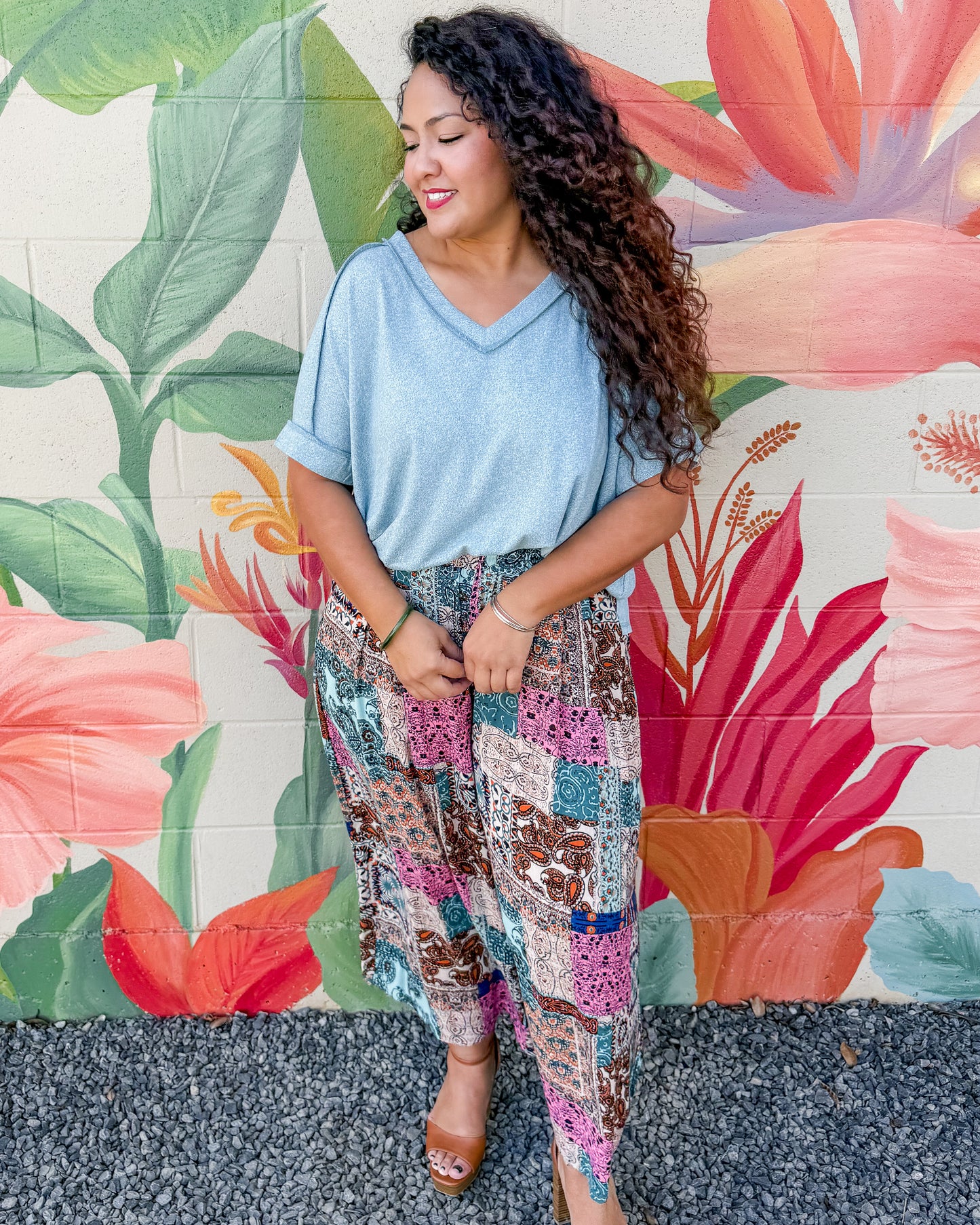 Ella Top - Dusty Teal