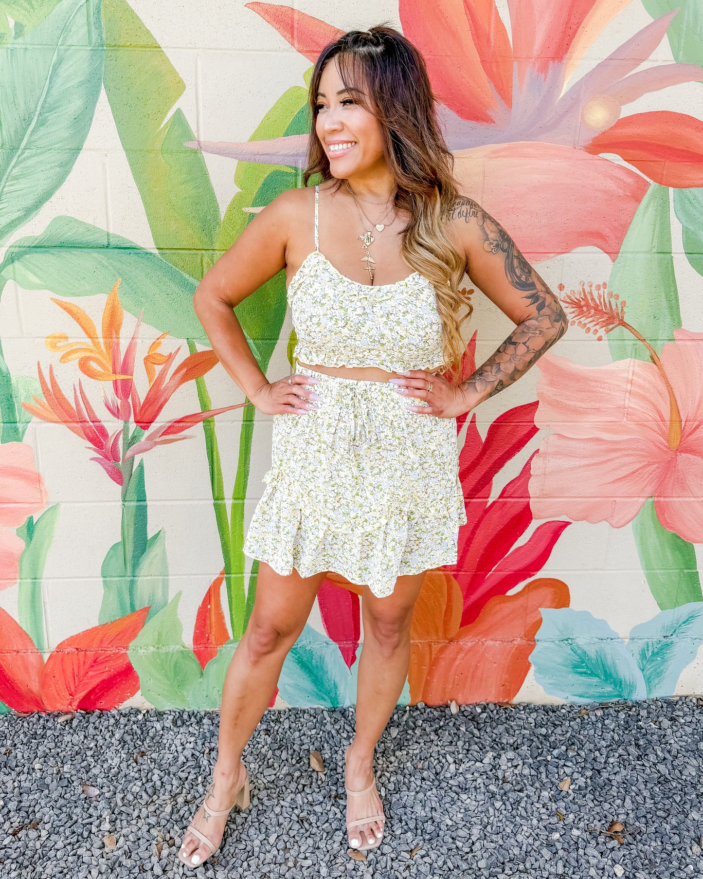 Gracey Top & Skirt Set