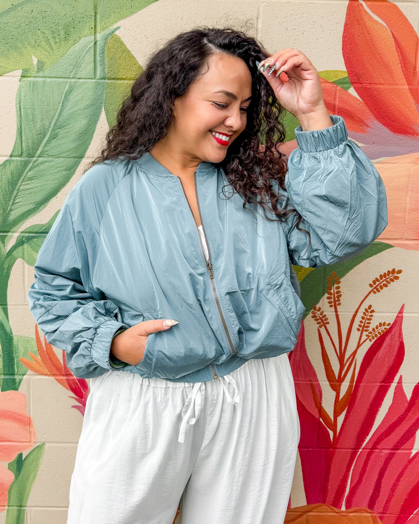 Marcello Bomber Jacket - Blue