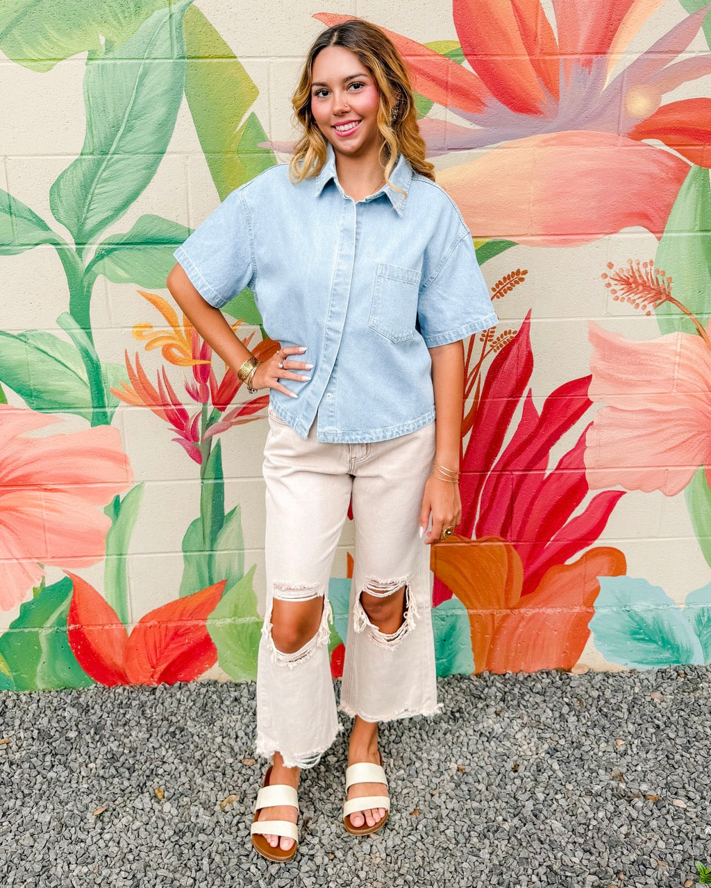 Rollo Denim Top