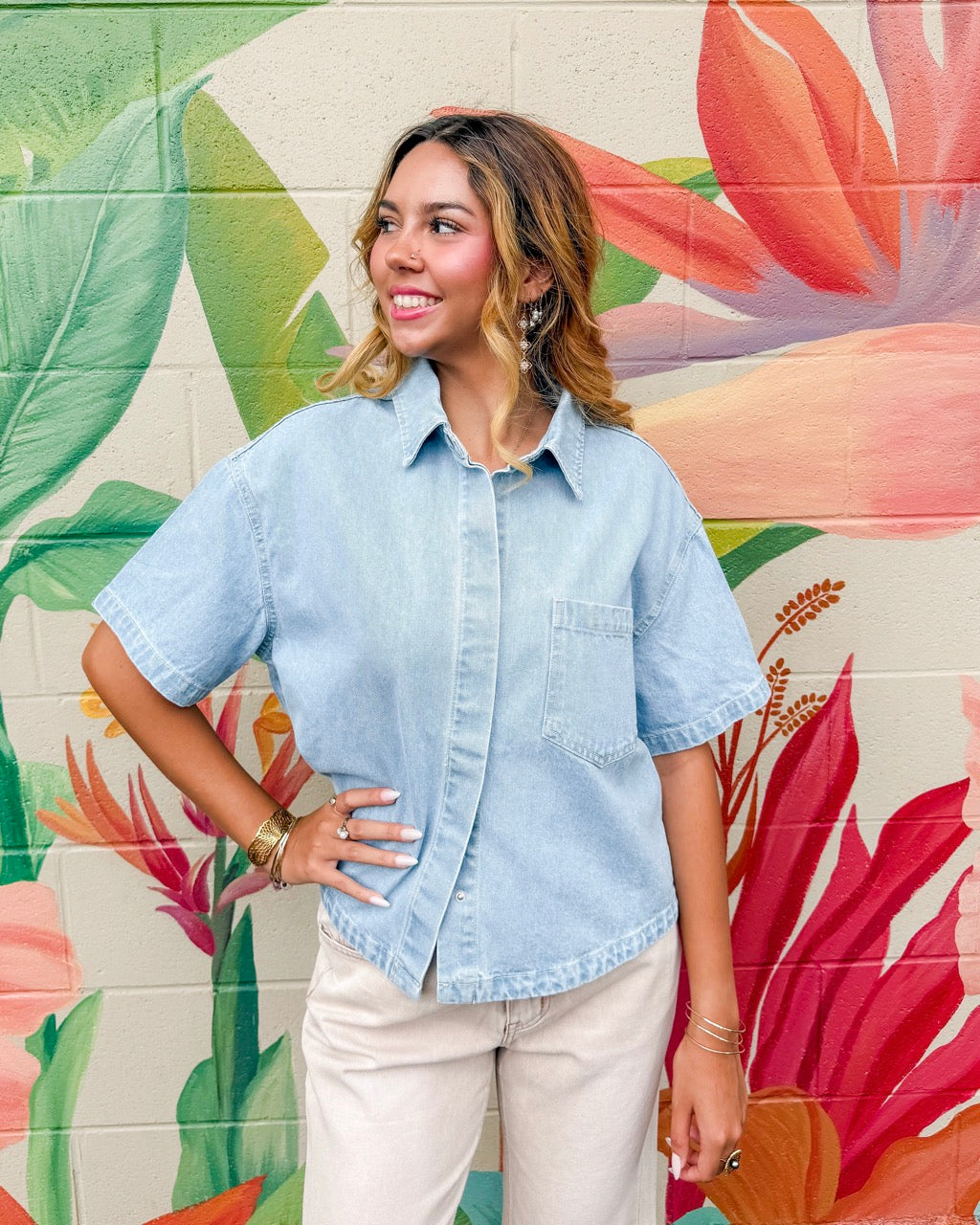 Rollo Denim Top