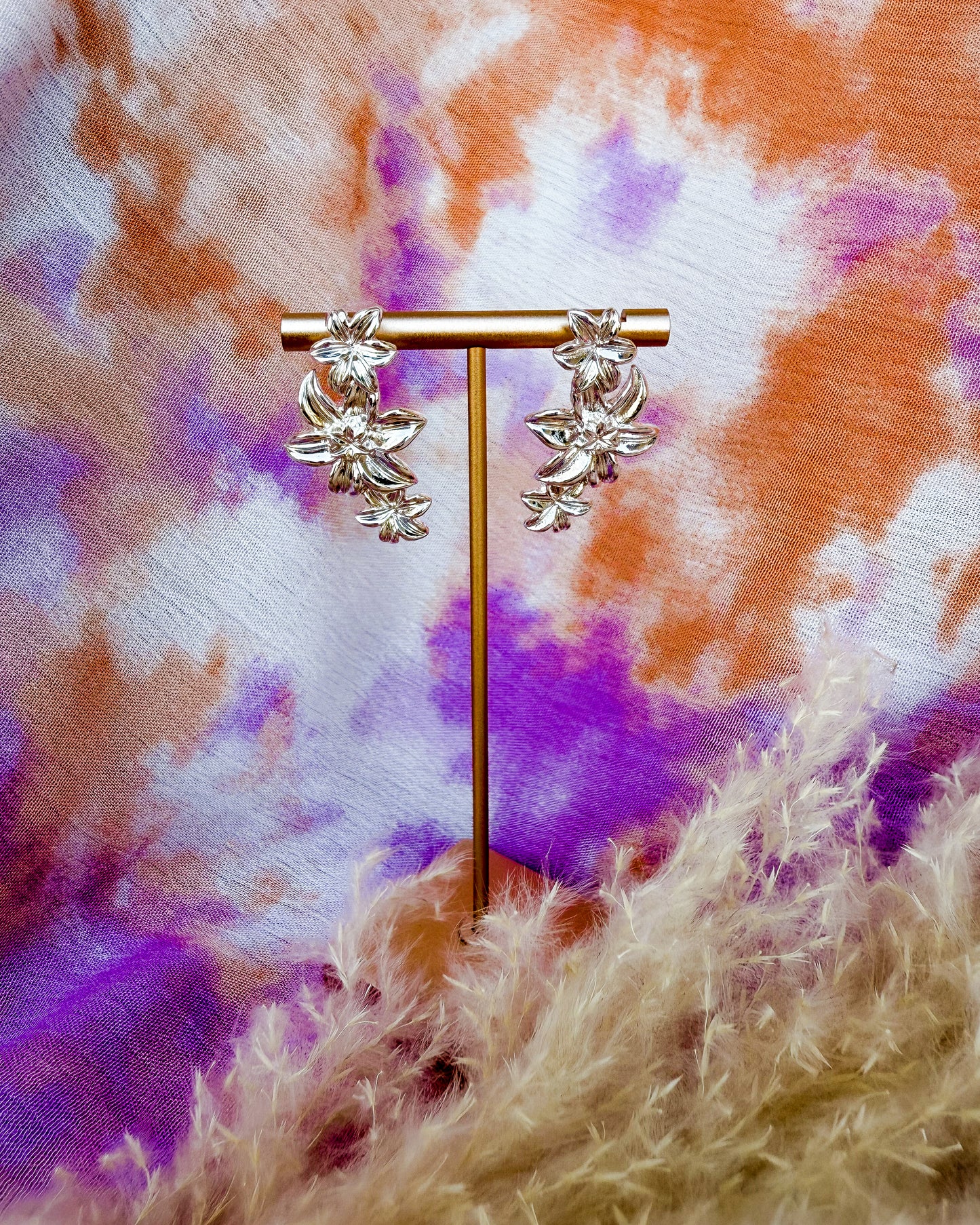 Pualani Platinum Earrings