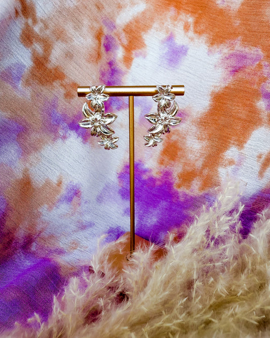 Pualani Platinum Earrings