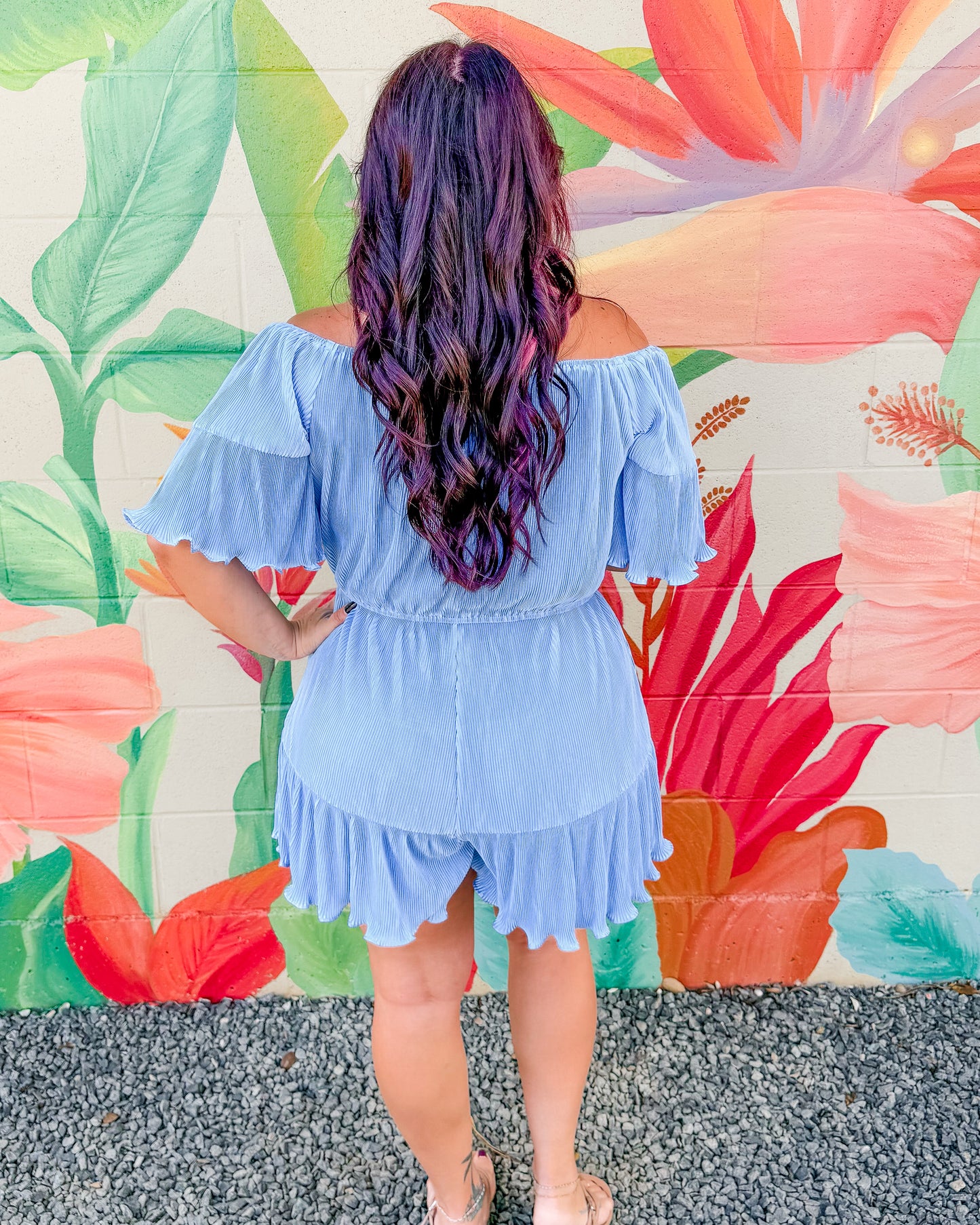Gloria Romper - Blue