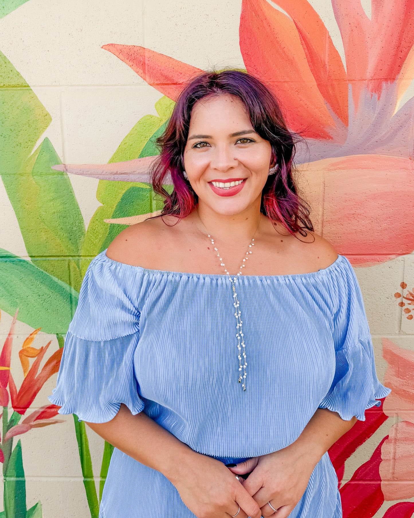 Gloria Romper - Blue