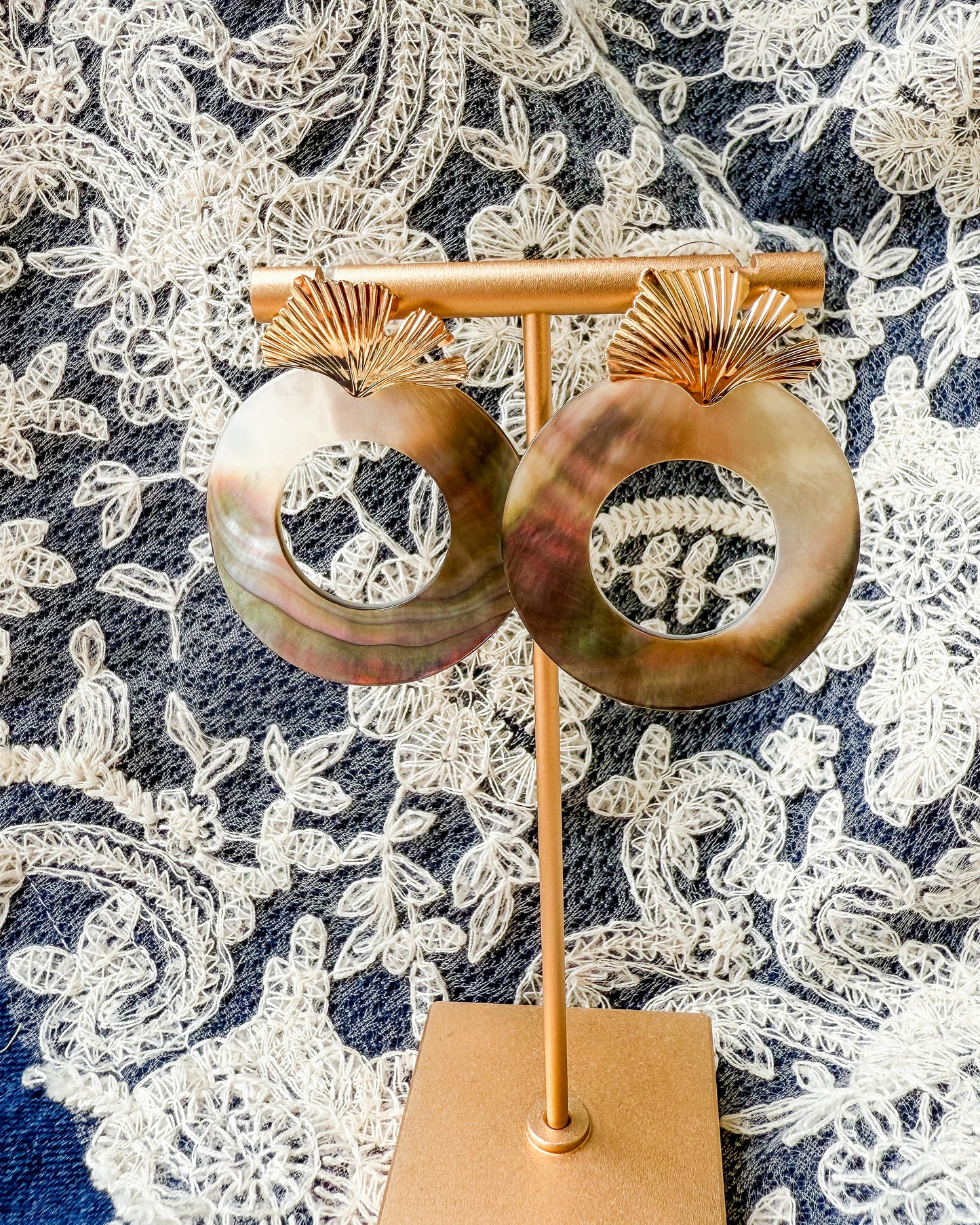 Better Believe Earrings - Abalone