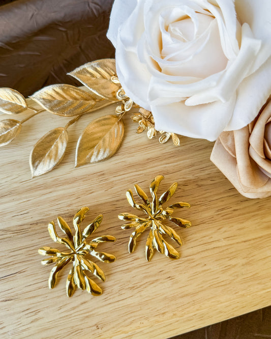 Dripping In Gold Studs