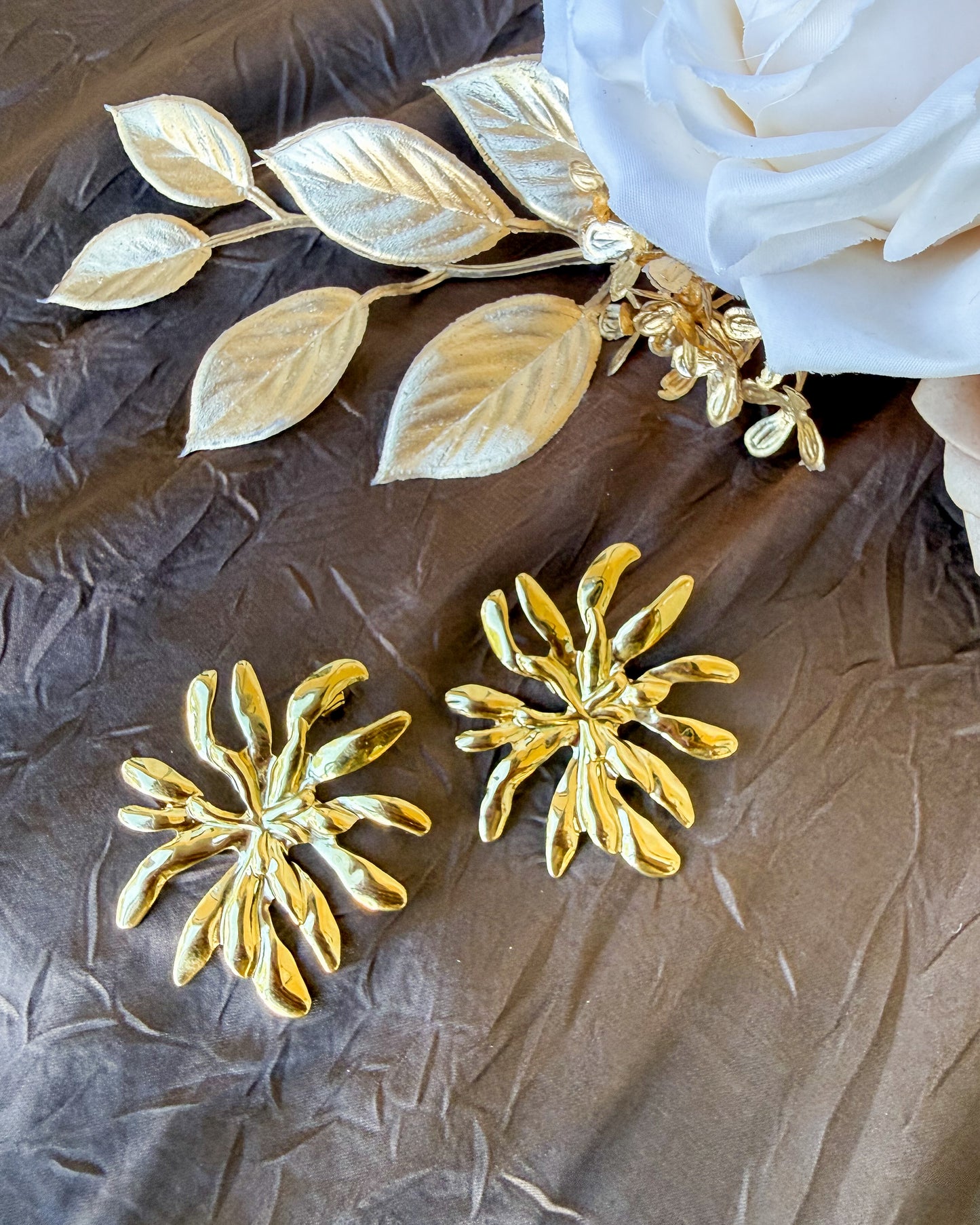 Dripping In Gold Studs