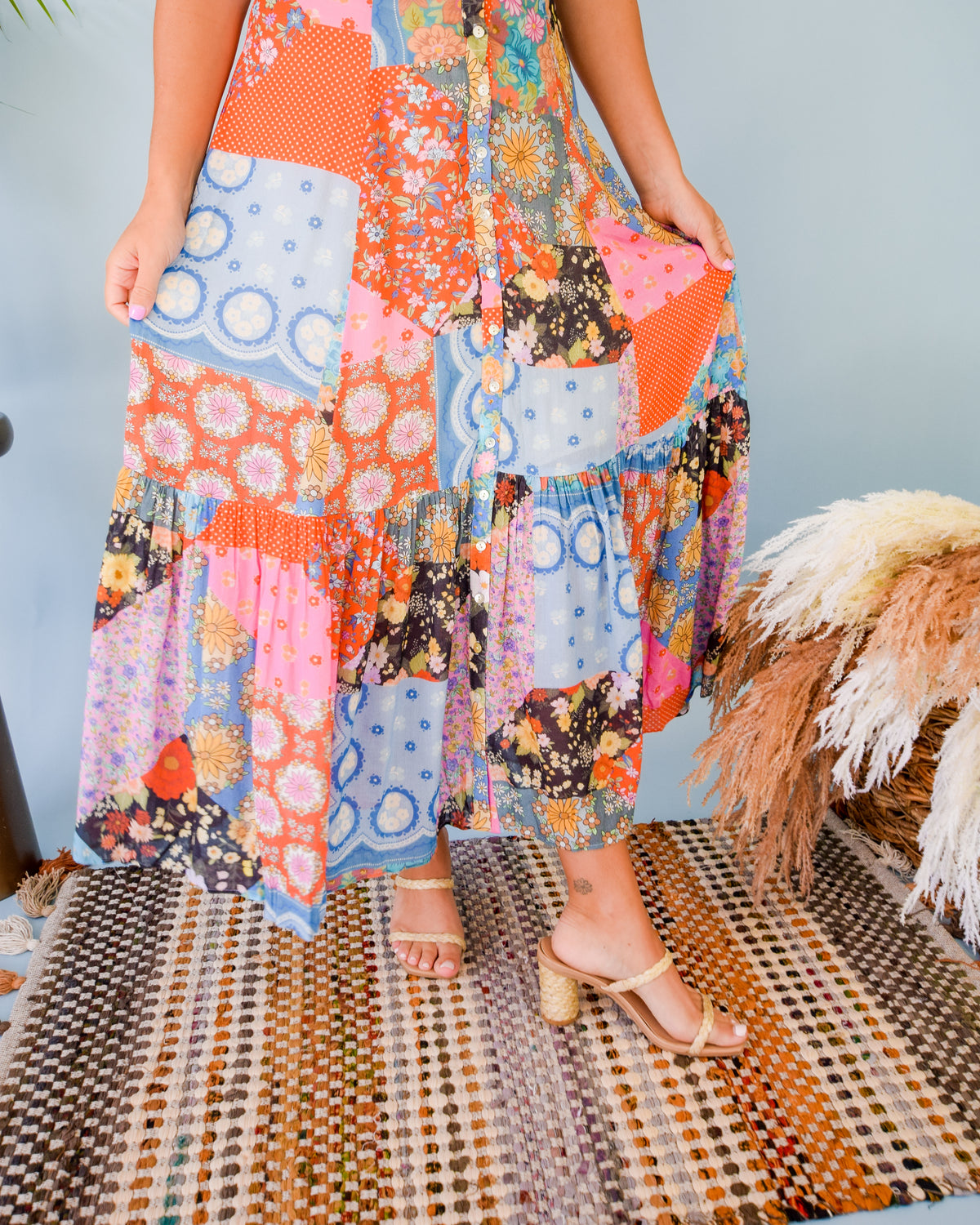 Cha Cha Strappy Midi Dress