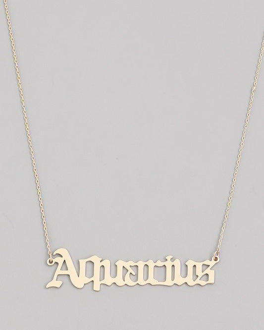 Zodiac Necklace